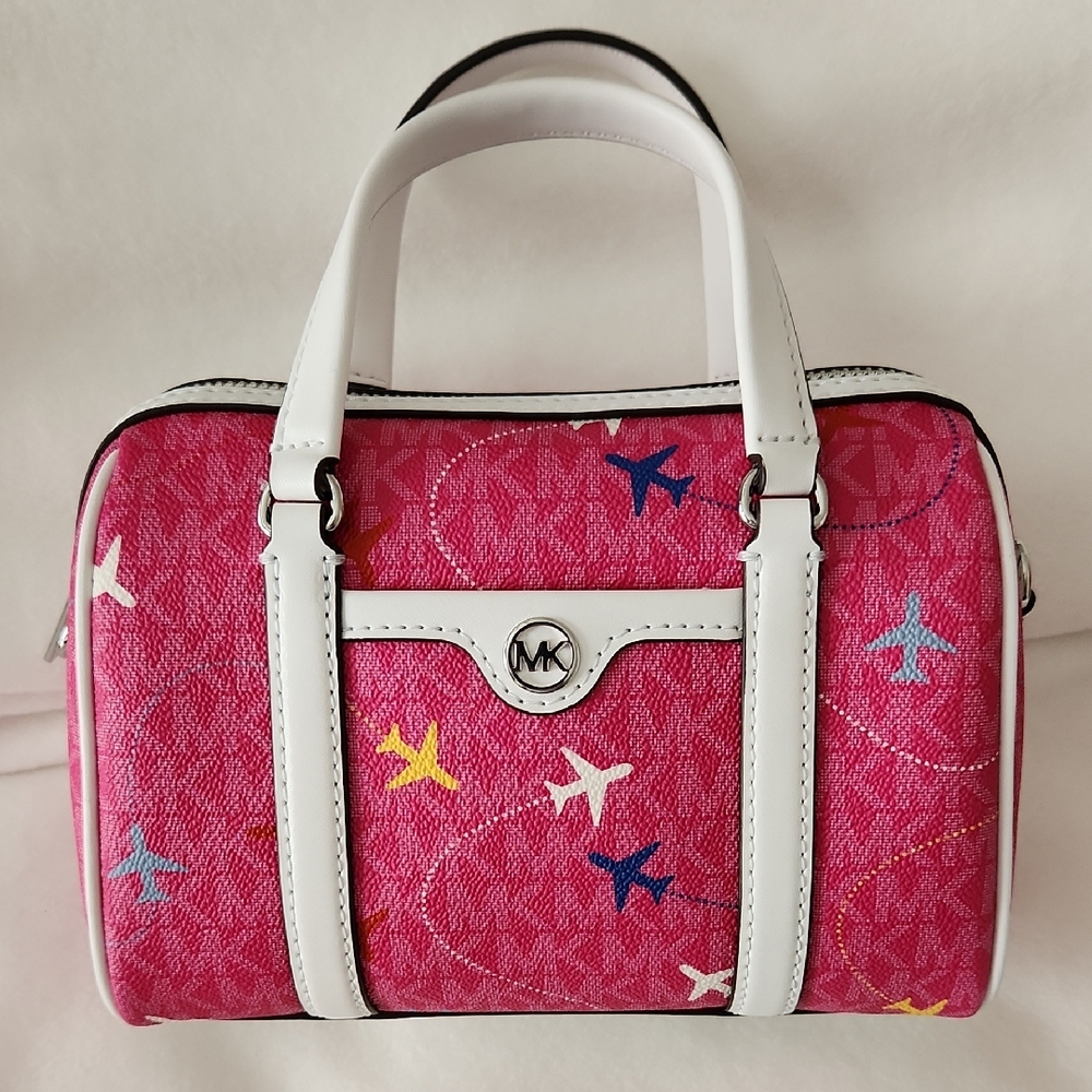 SOLD!!  Michael Kors Pink Jet Set Travel Special Edition Crossbody Bag